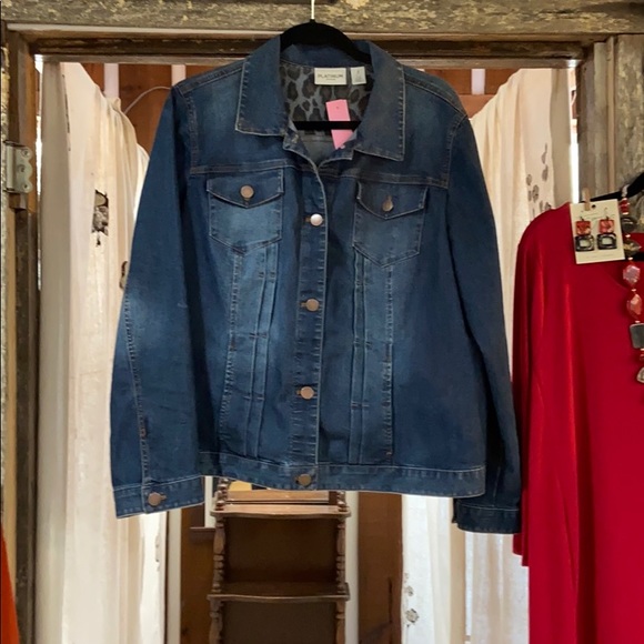 Chico's Jackets & Blazers - Platinum by Chico’s Jean Jacket.